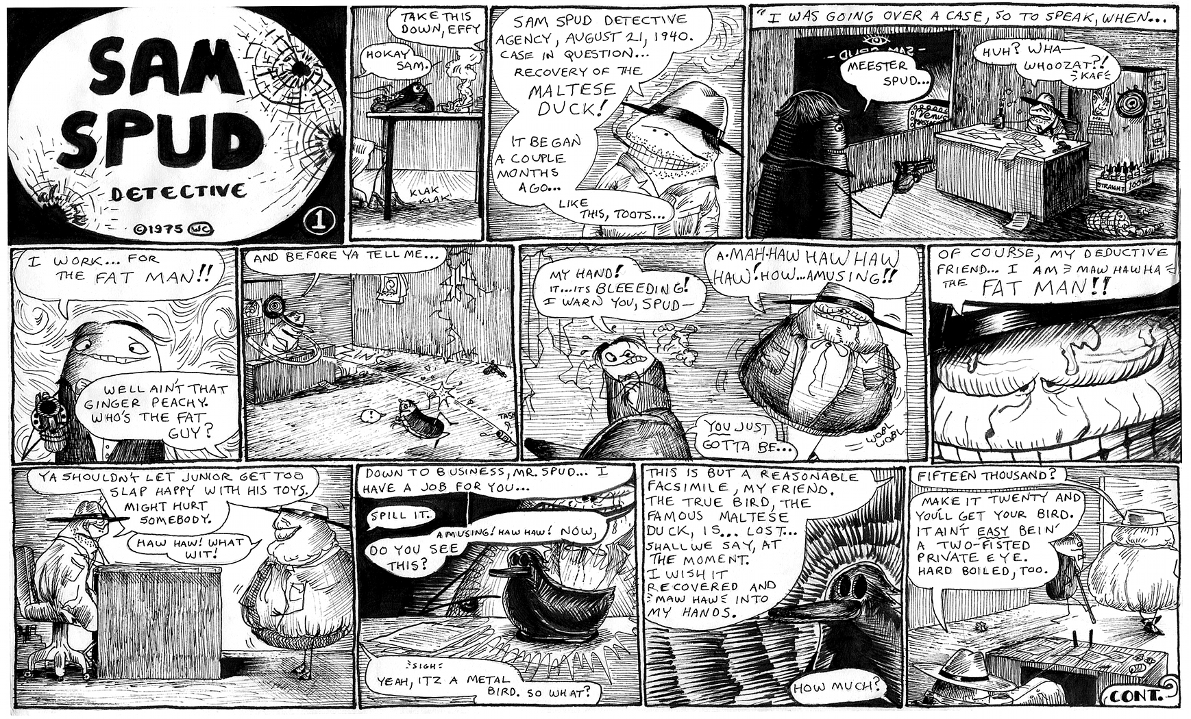 Sam Spud - The Case of the Maltese Duck #1